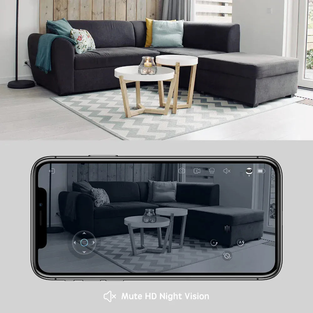 TechnuPet Cat Camera Smart Pet Camera Robot – 1080P