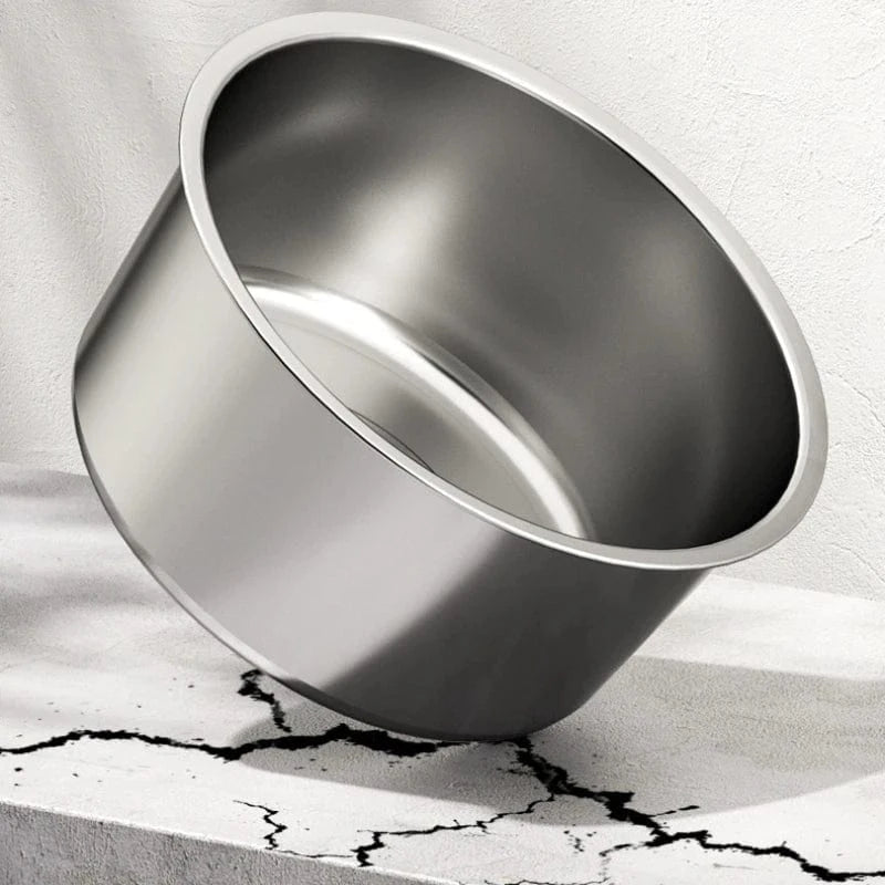TechnuPet Dog Bowls Stainless Steel Slow Feeder Dog Bowl – Elevated Anti-Slip Stand