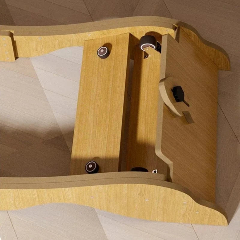 TechnuPet Smart Cat Toys XL Wooden Cat Treadmill Exercise Roller