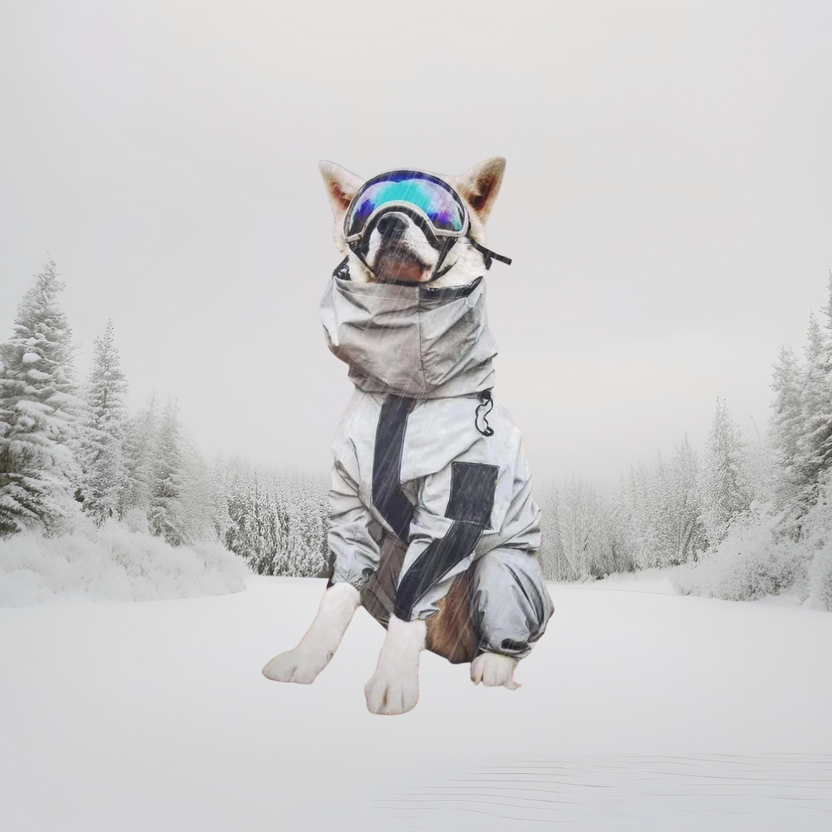 Grand imperméable pour chien