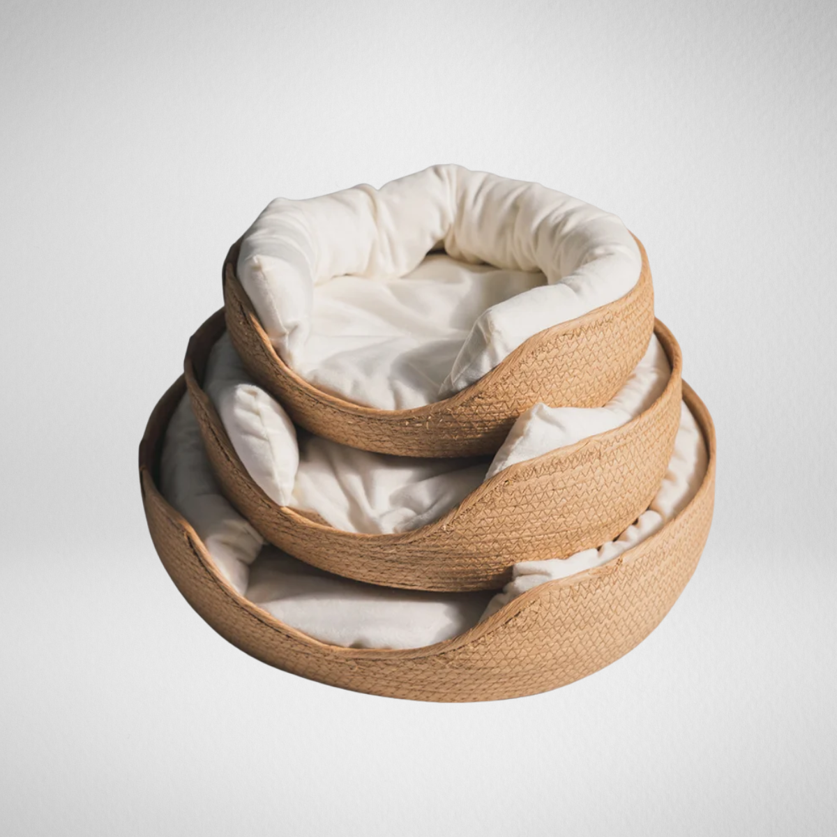 Woven Bamboo Pet Bed