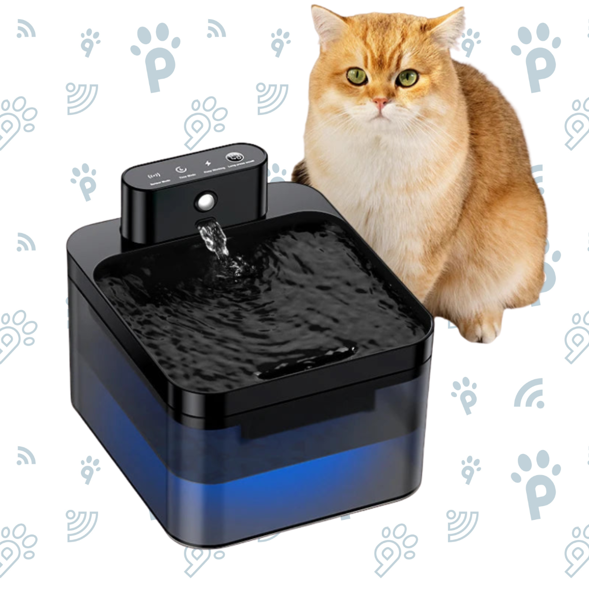 Fontaine à eau automatique pour chat