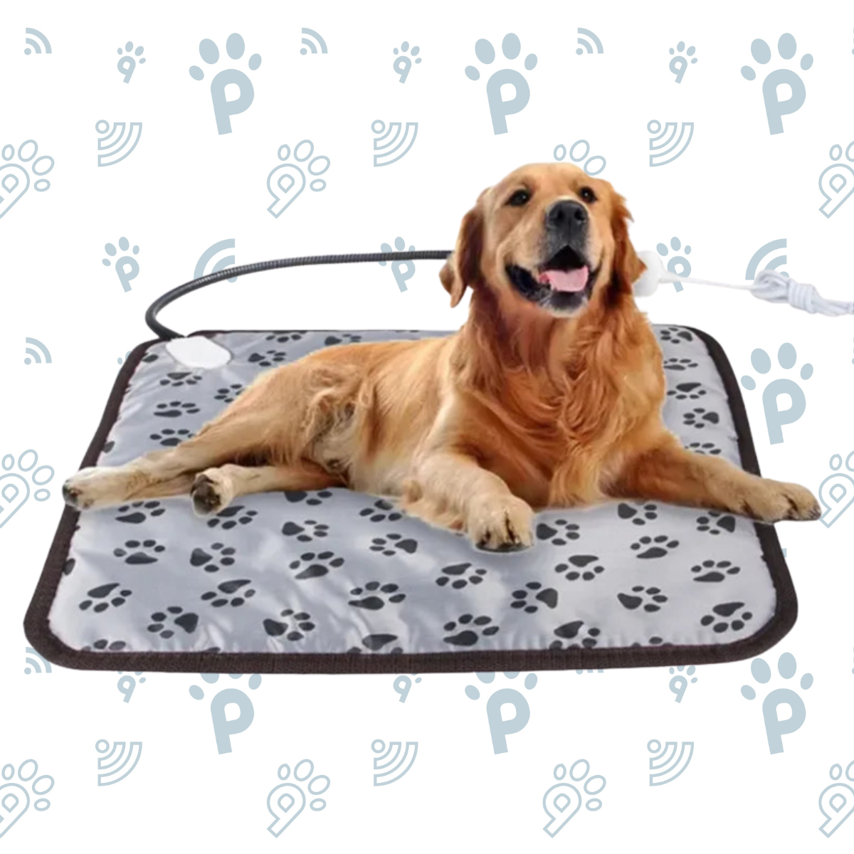 Coussin chauffant électrique pour grand chien