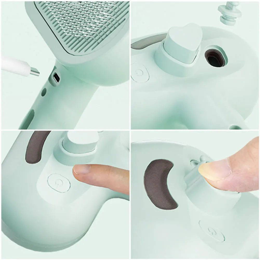 3-in-1 Cat Steam Brush