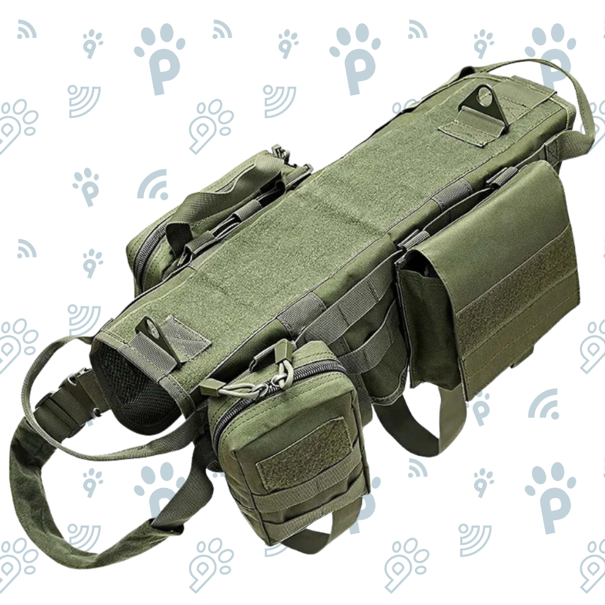 Harnais tactique pour chien