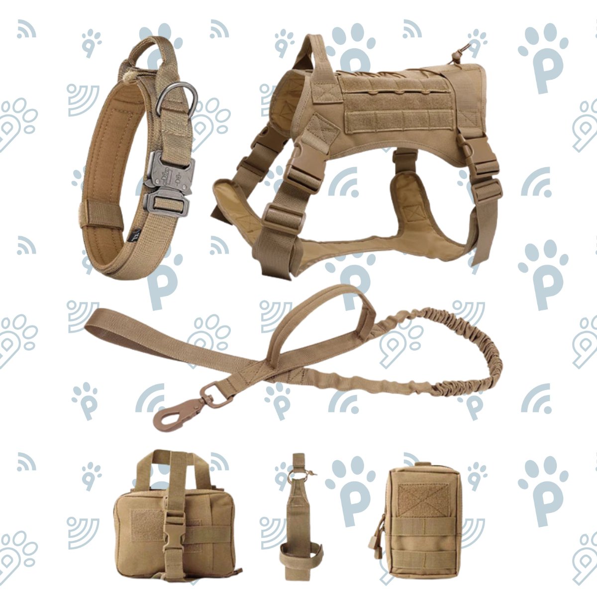 Kit tactique pour chien