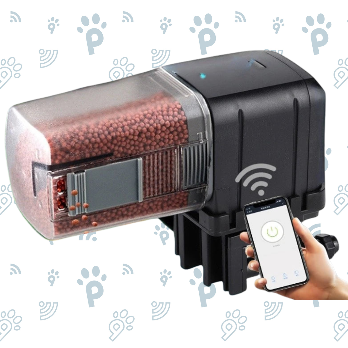 Distributeur automatique de nourriture pour aquarium