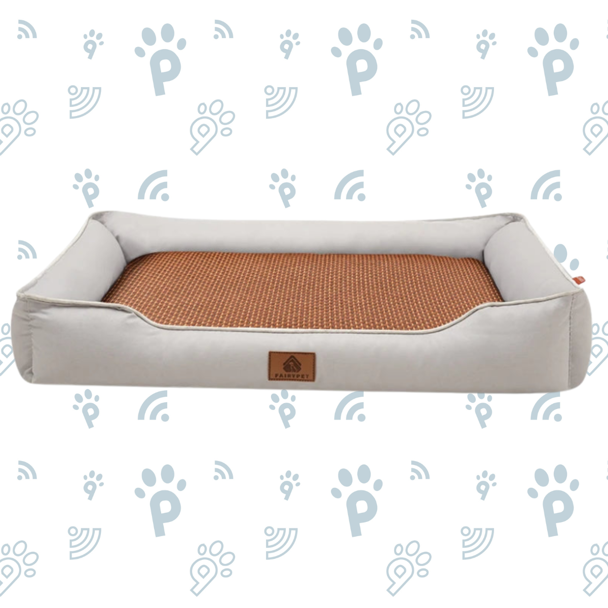 Lit orthopédique en mousse mémoire pour chien