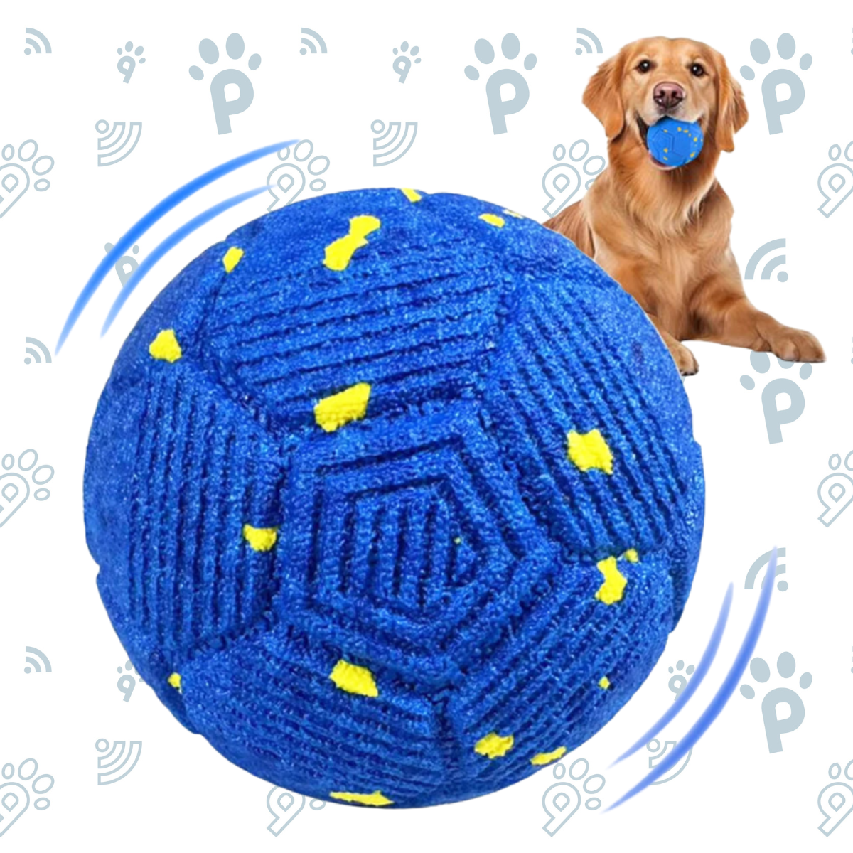 Balle interactive intelligente pour chien