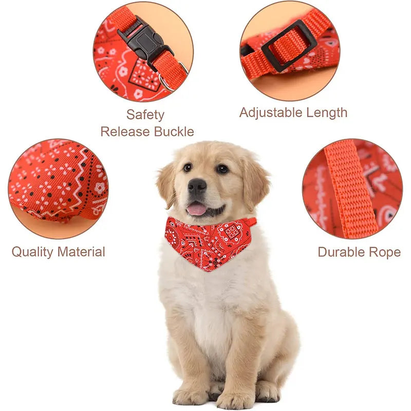 Adjustable Dog & Cat Bandana