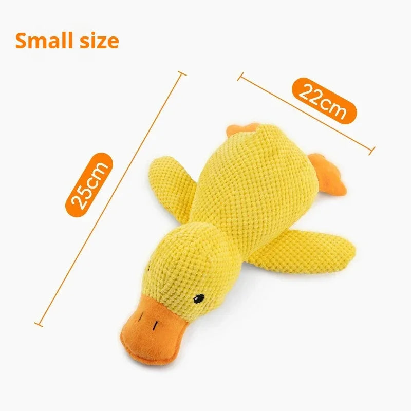 Bite-Resistant Plush Duck Dog Toy