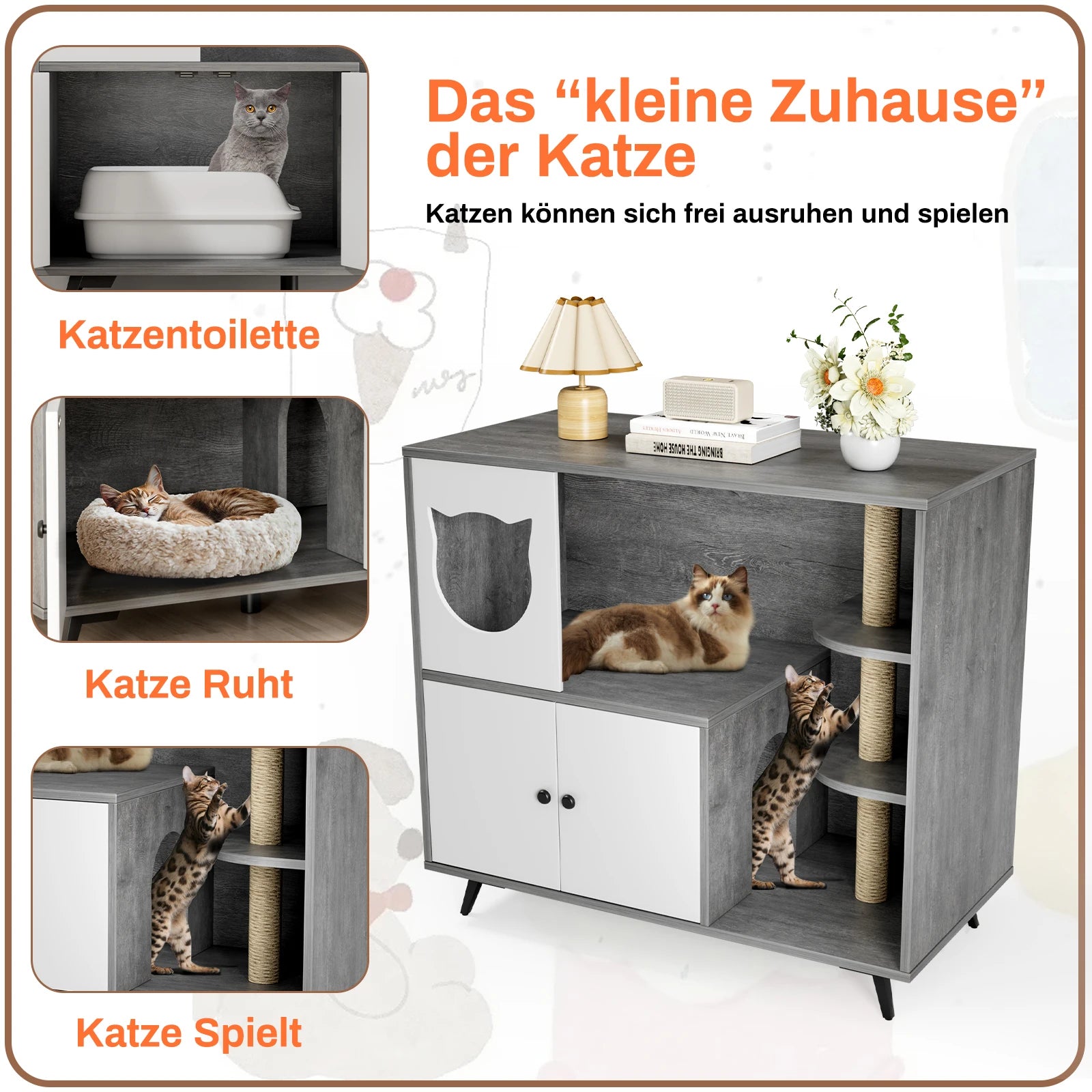 Cat Litter Box Cabinet