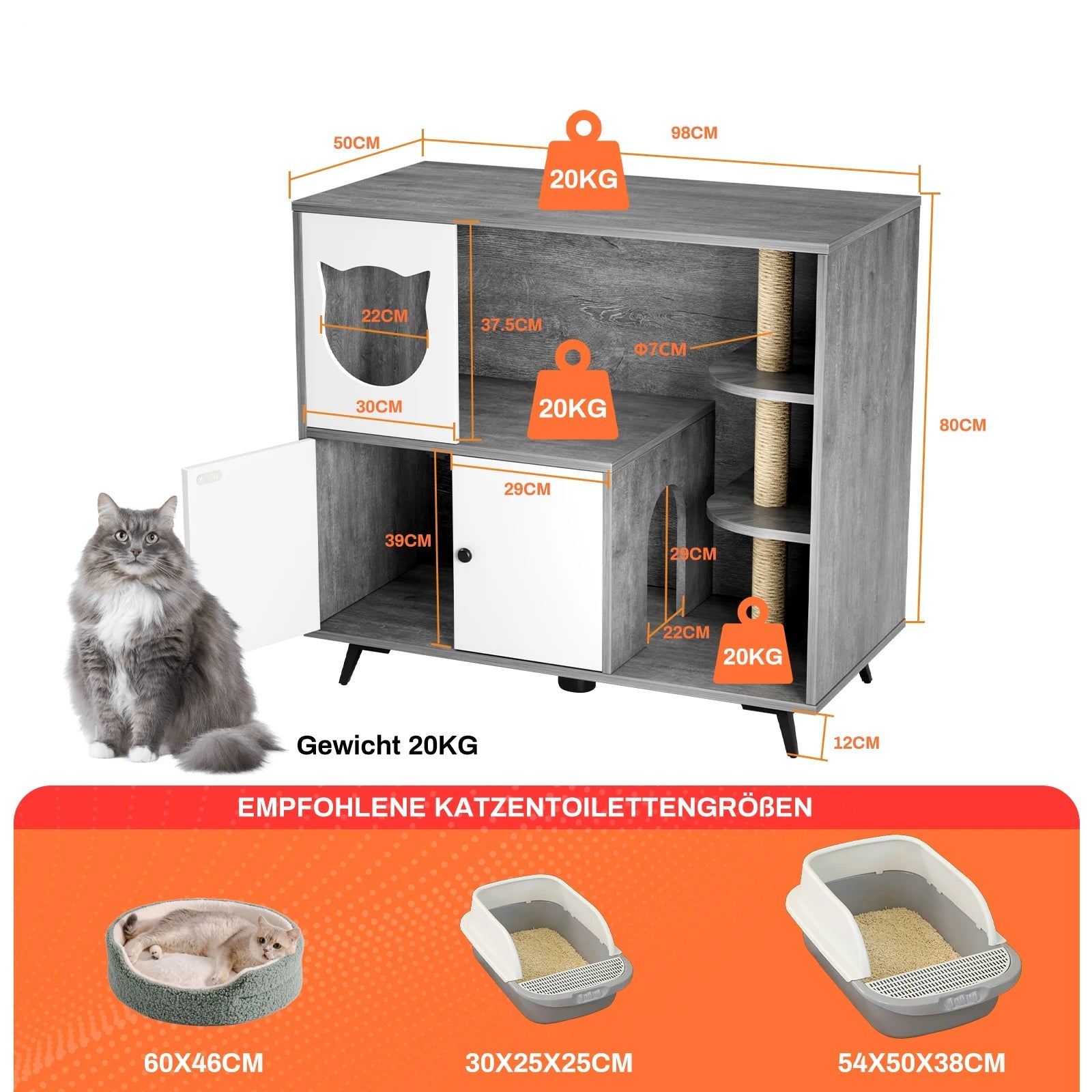 Cat Litter Box Cabinet