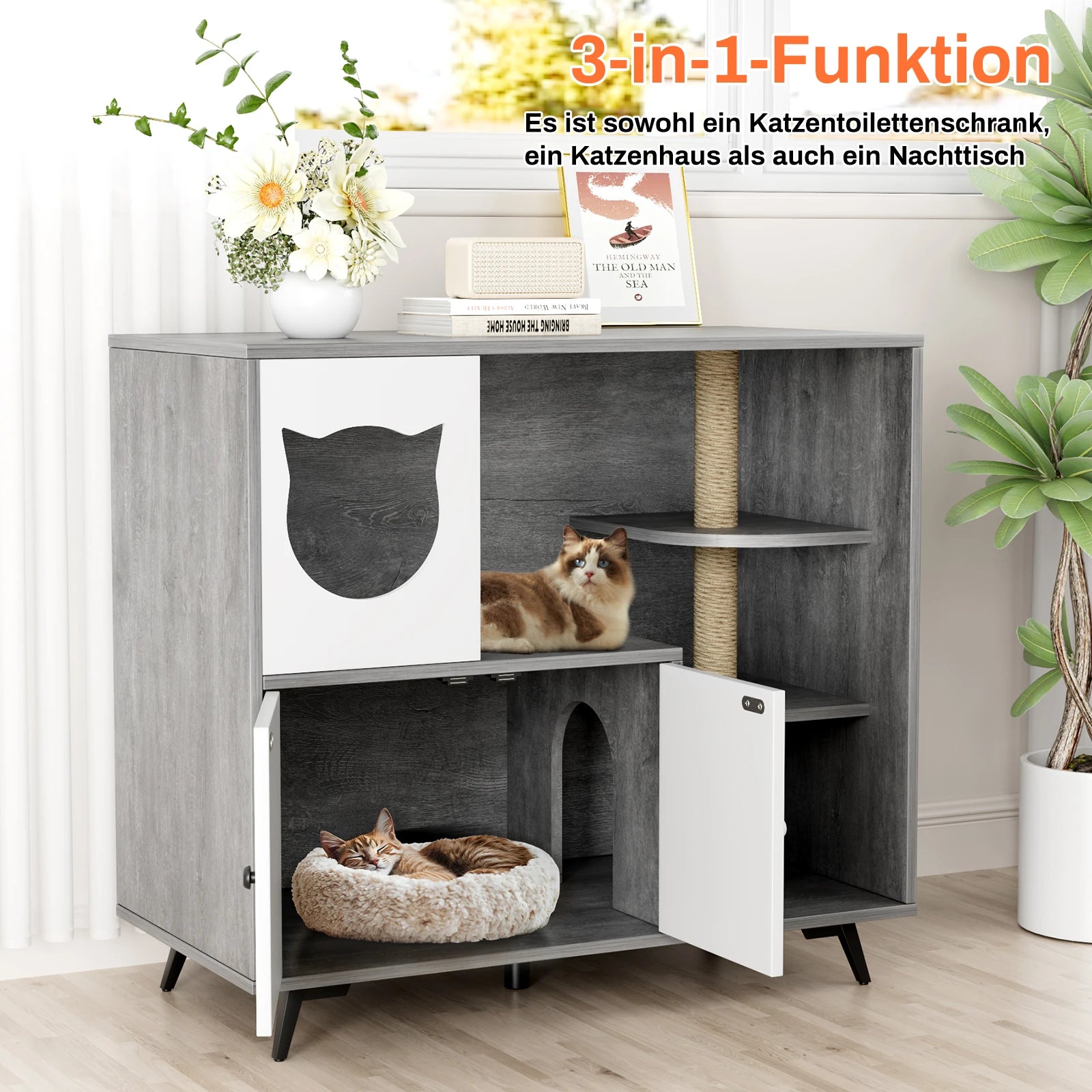 Cat Litter Box Cabinet