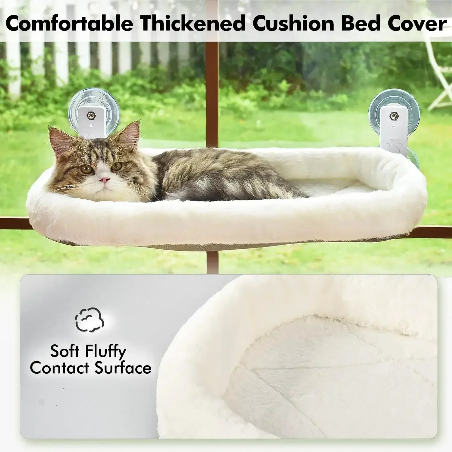 Cordless Window Cat Hammock-