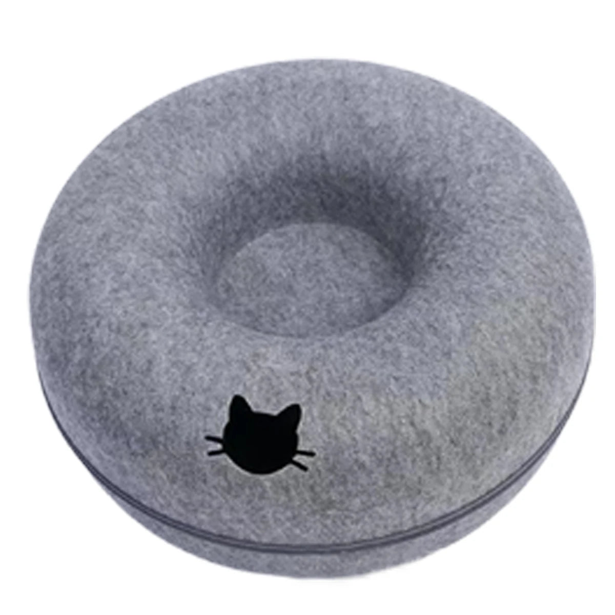 Felt Donut Cat Bed & Tunnel