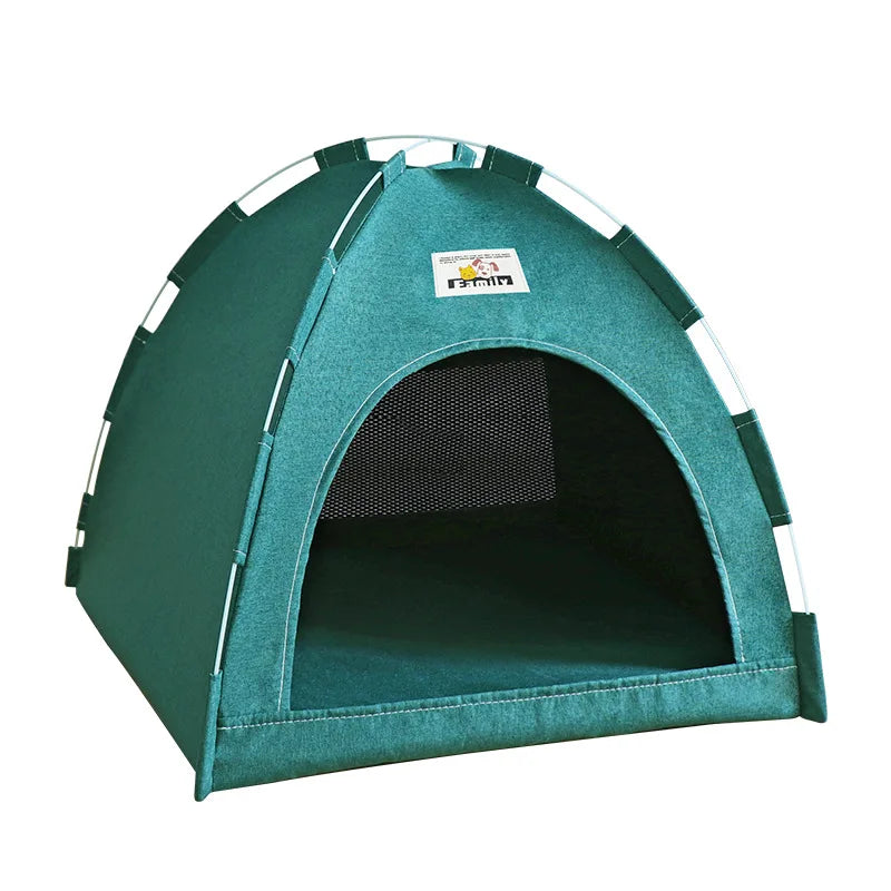 Foldable All-Season Cat Tent House
