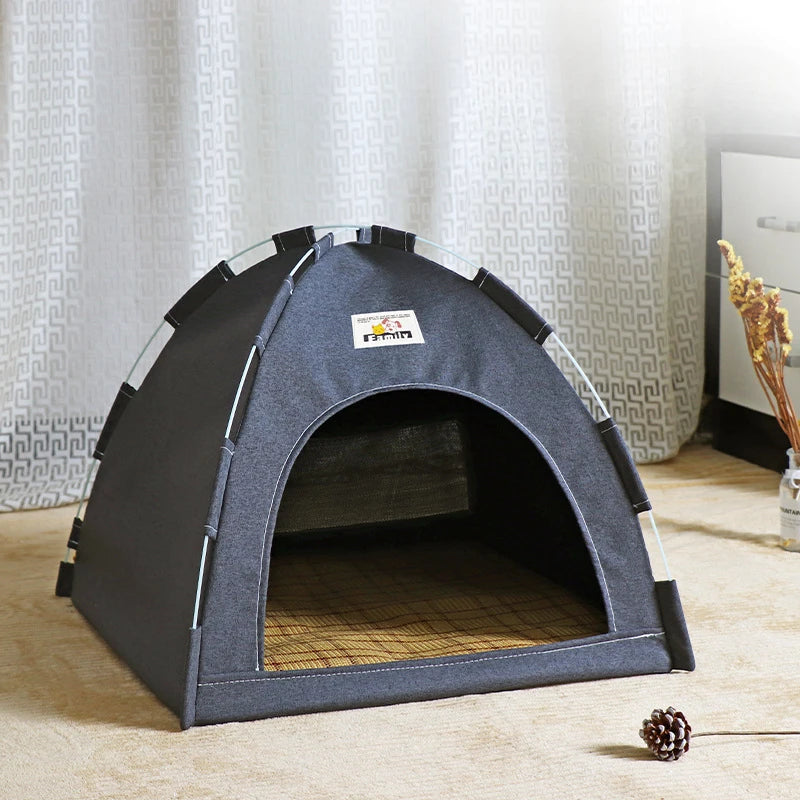 Foldable All-Season Cat Tent House