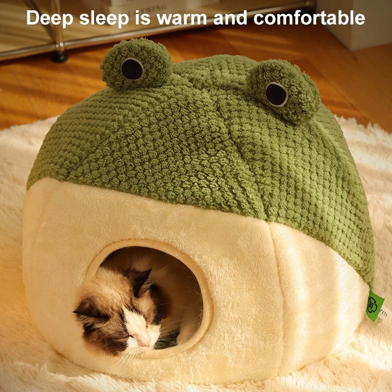 Frog Villa Cat Bed