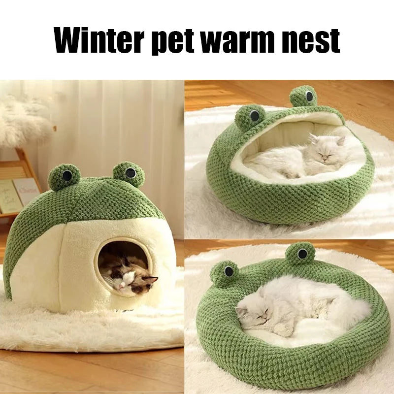 Frog Villa Cat Bed