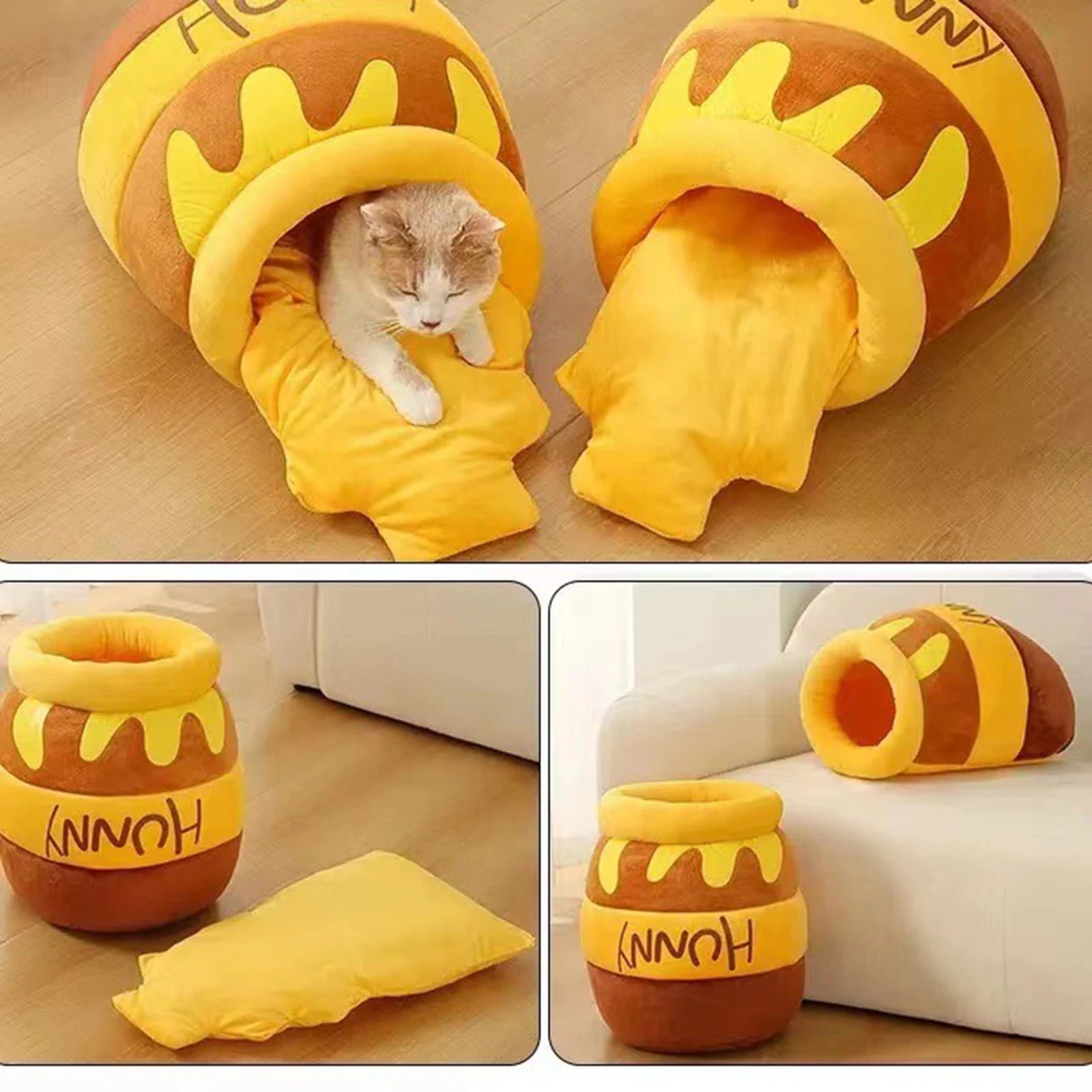 Honey Pot Cave Cat Bed