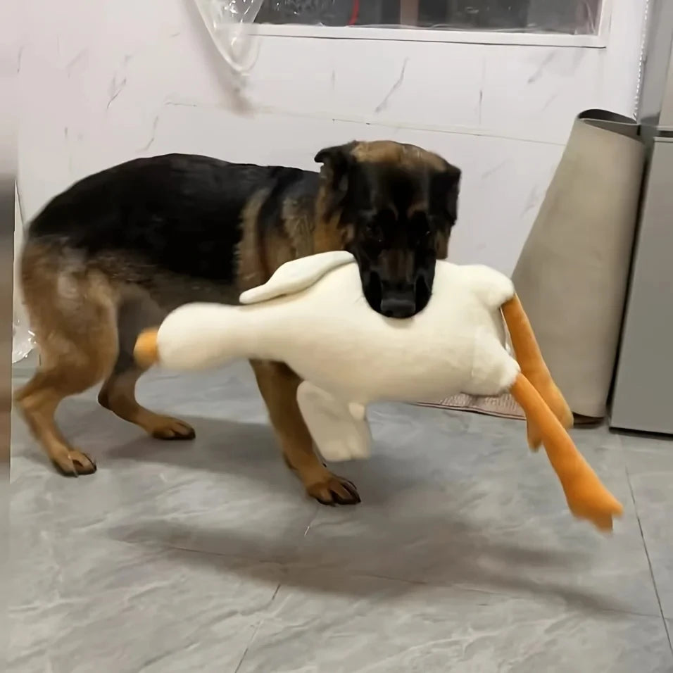 Large Plush Duck Dog Toy
