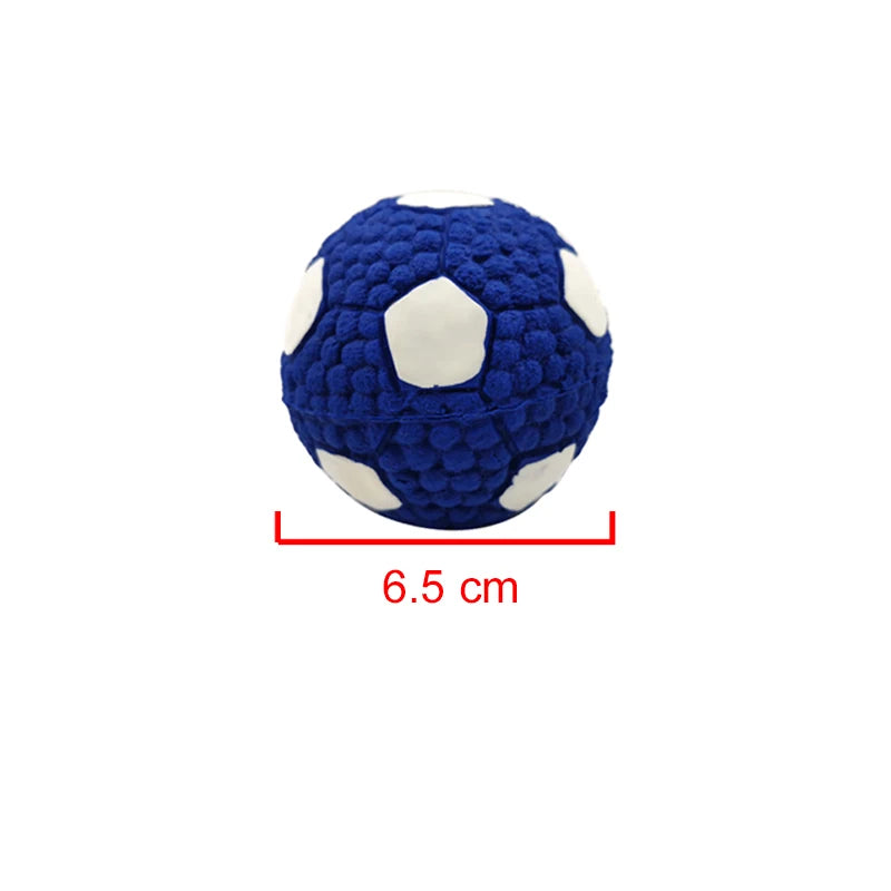Latex Sports Ball Squeaky Dog Toy