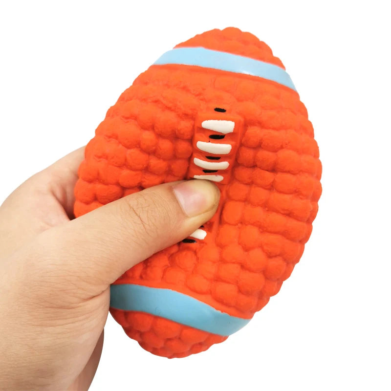 Latex Sports Ball Squeaky Dog Toy