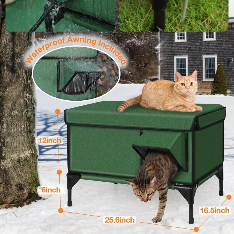 Outdoor Heated Cat House