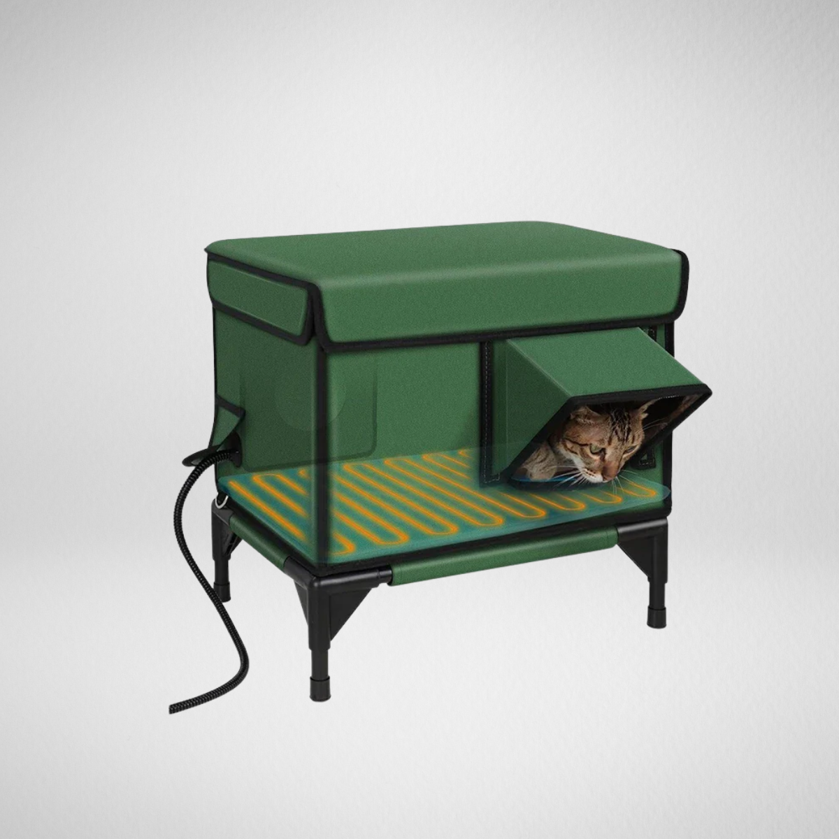 Outdoor Heated Cat House