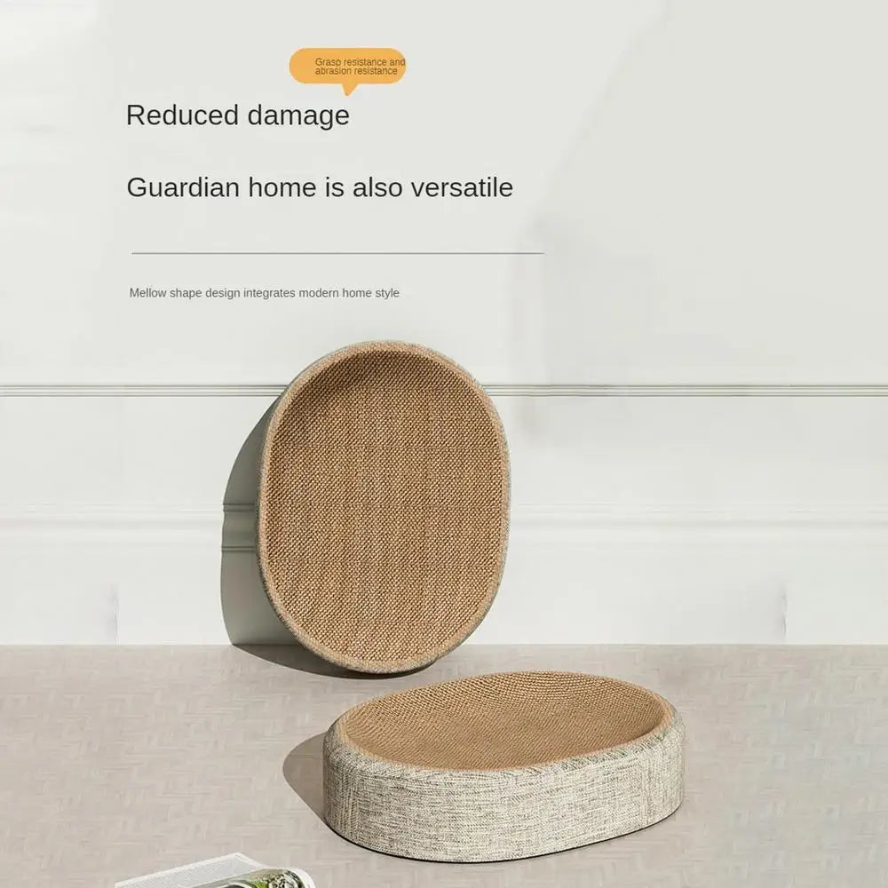 Oval Sisal Cat Scratch Bed