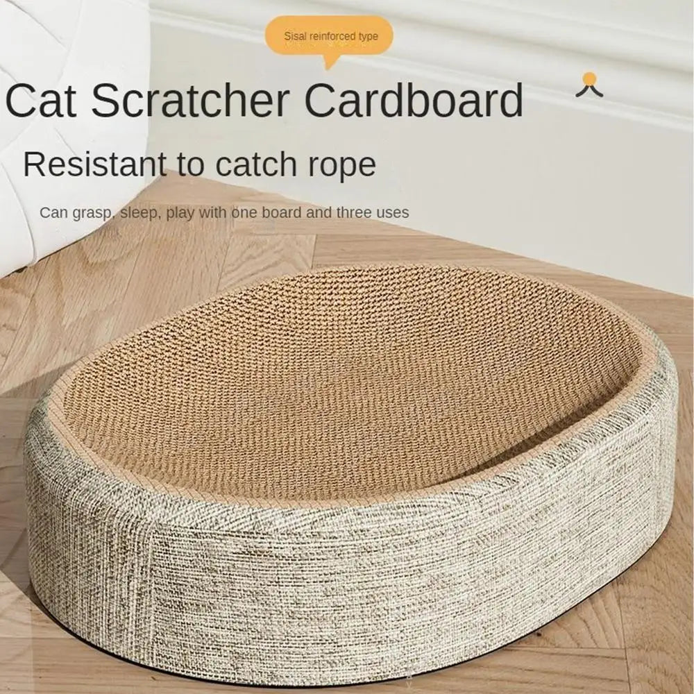 Oval Sisal Cat Scratch Bed
