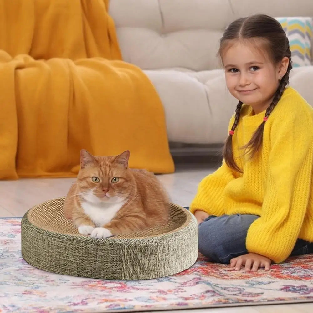Oval Sisal Cat Scratch Bed