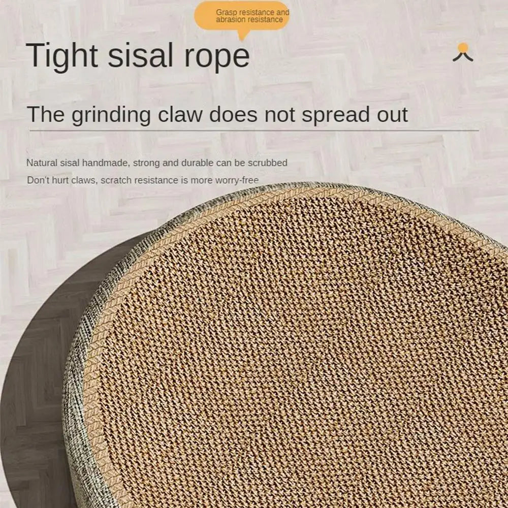 Oval Sisal Cat Scratch Bed
