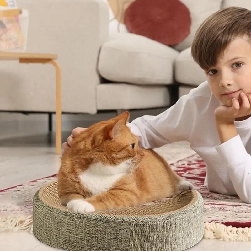 Oval Sisal Cat Scratch Bed