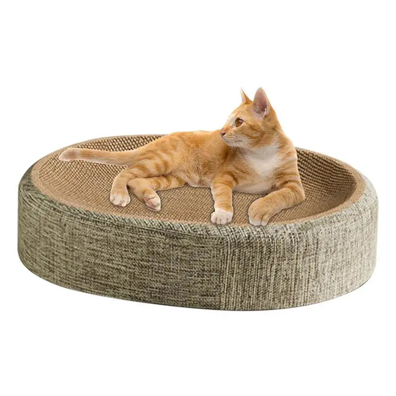 Oval Sisal Cat Scratch Bed