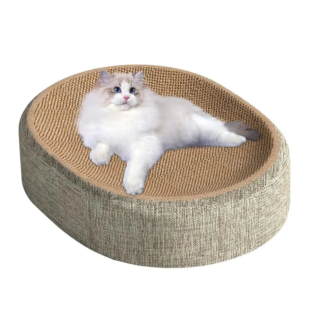 Oval Sisal Cat Scratch Bed