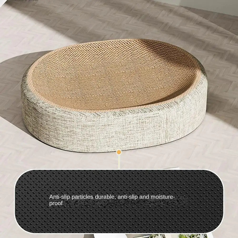 Oval Sisal Cat Scratch Bed