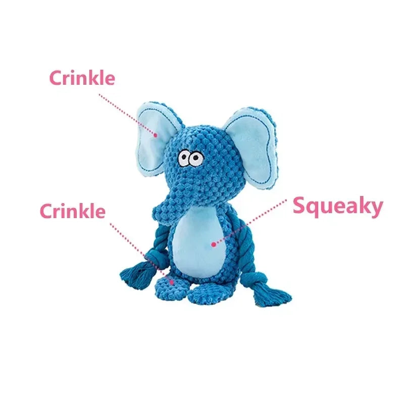 Plush Squeaky Dog Chew Toy