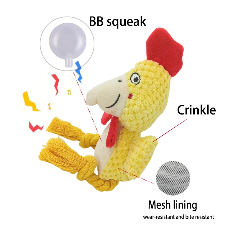 Plush Squeaky Dog Chew Toy