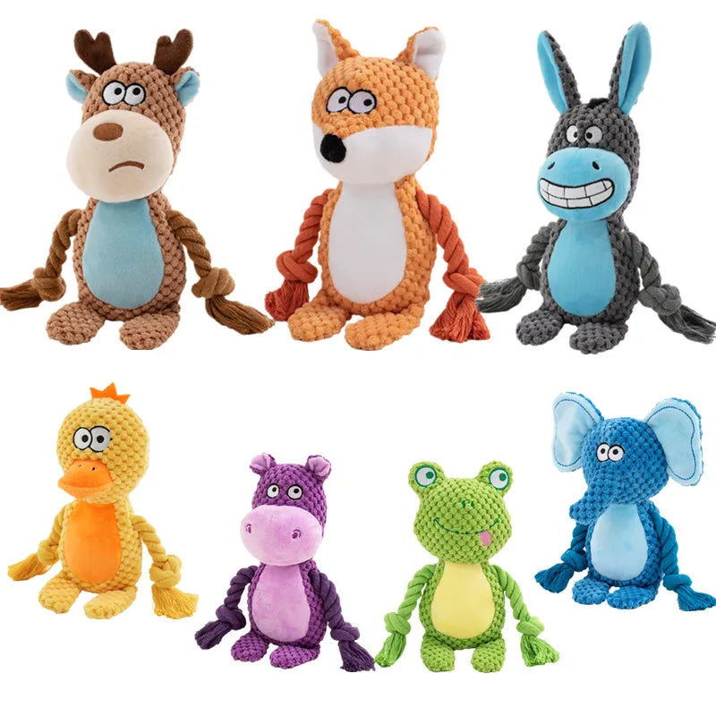 Plush Squeaky Dog Chew Toy