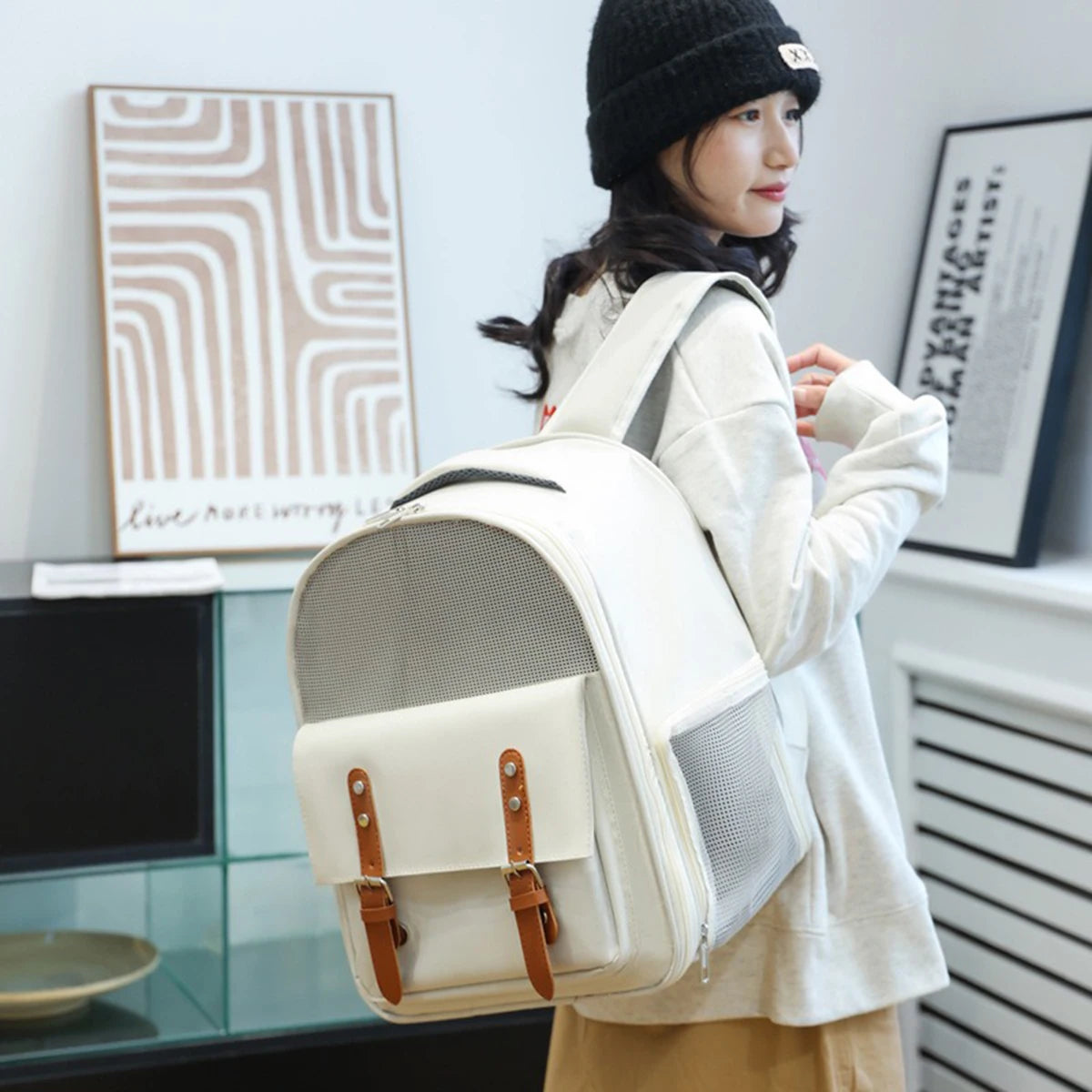Portable Cat Carrier Backpack