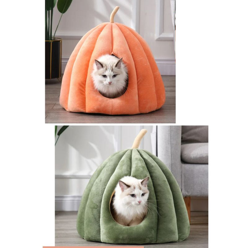 Pumpkin Warm Cat Bed