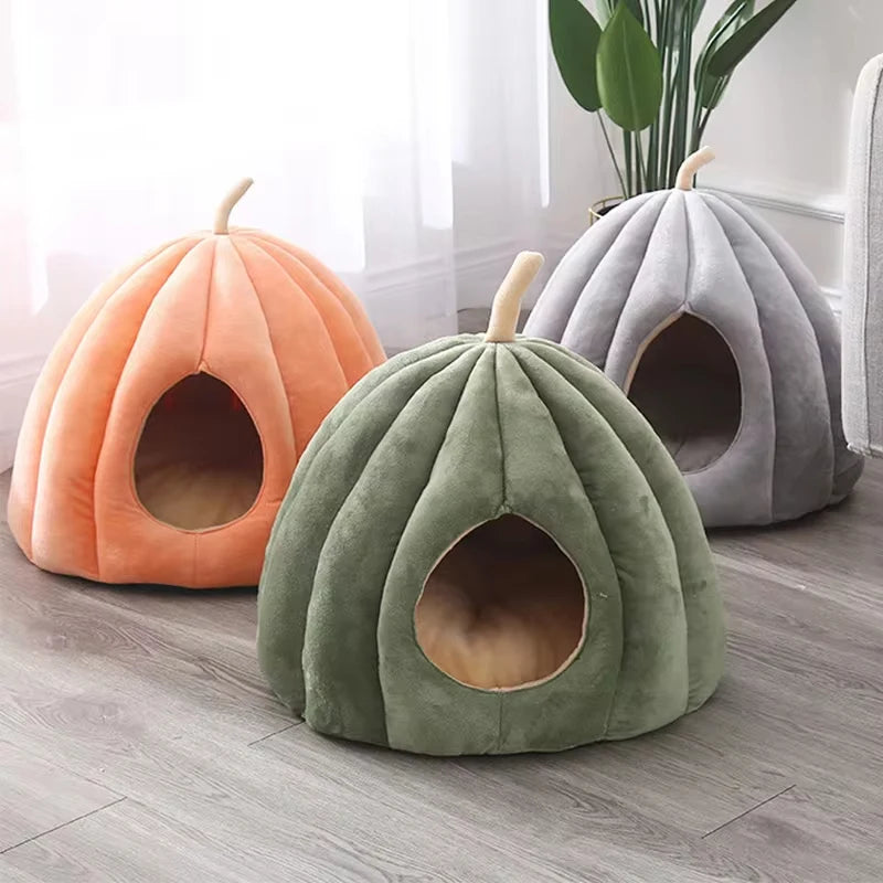 Pumpkin Warm Cat Bed