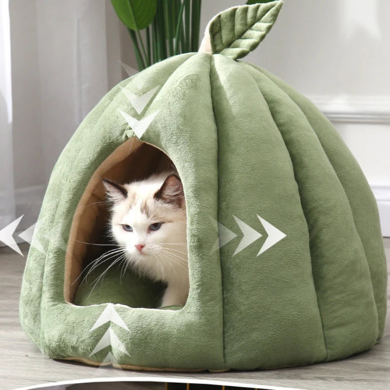 Pumpkin Warm Cat Bed