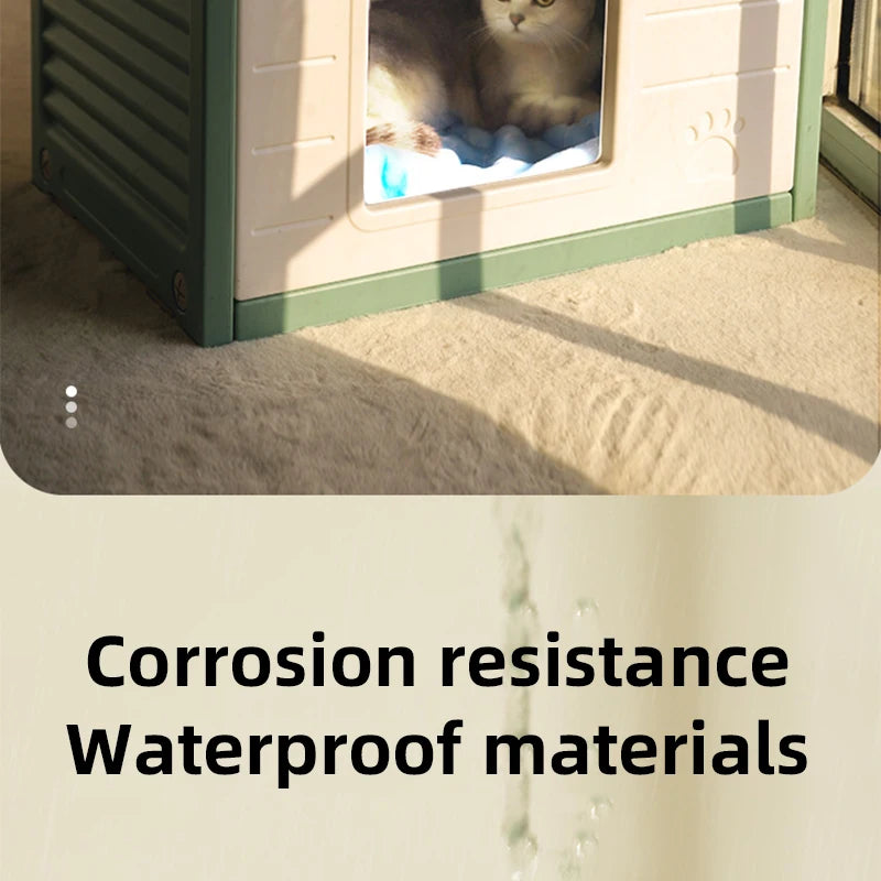 Rainproof Outdoor Cat House