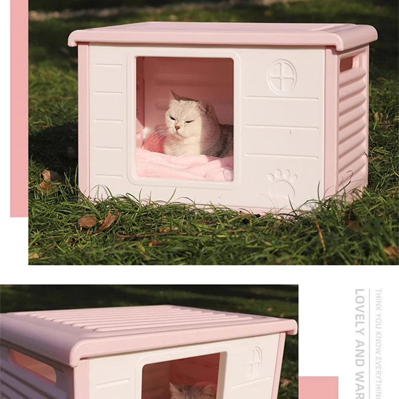 Rainproof Outdoor Cat House