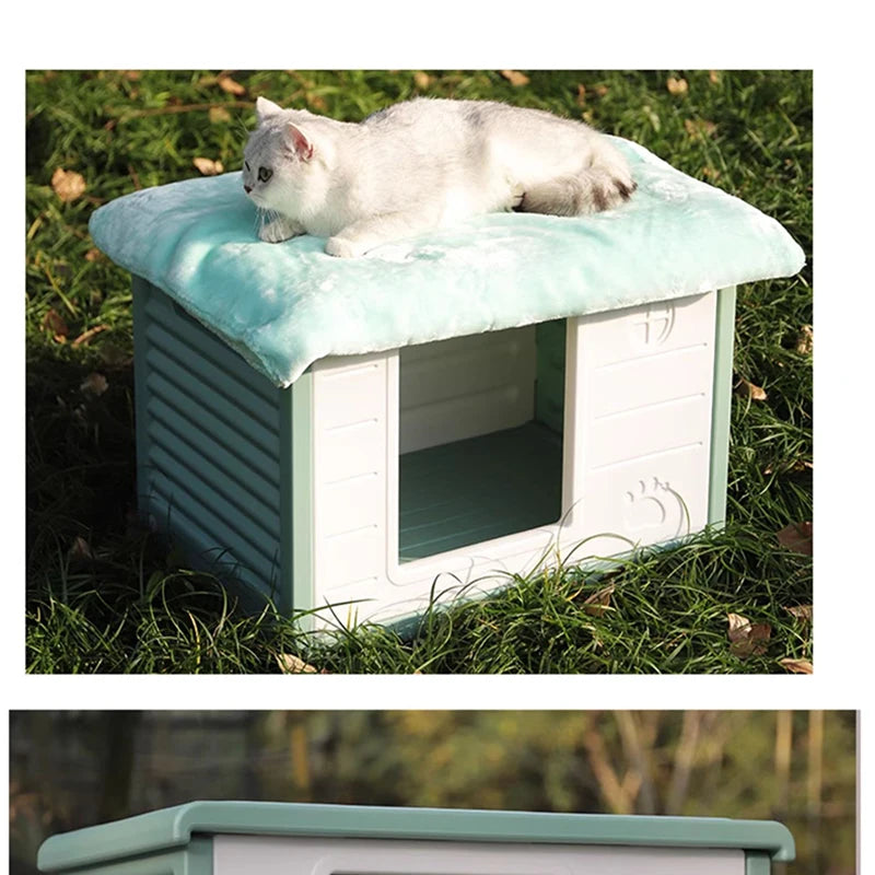Rainproof Outdoor Cat House