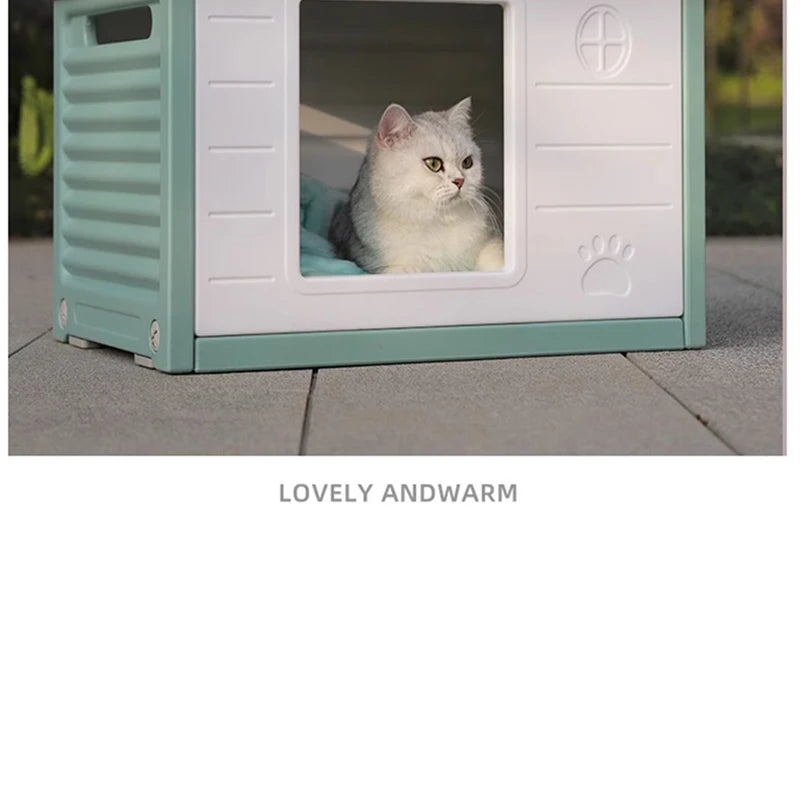 Rainproof Outdoor Cat House