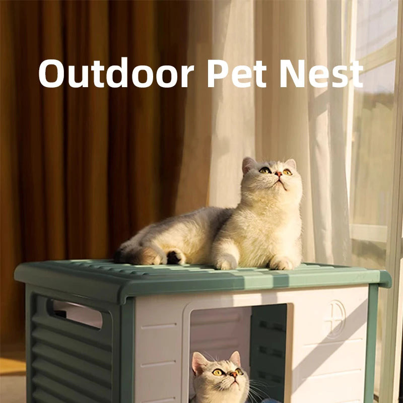 Rainproof Outdoor Cat House